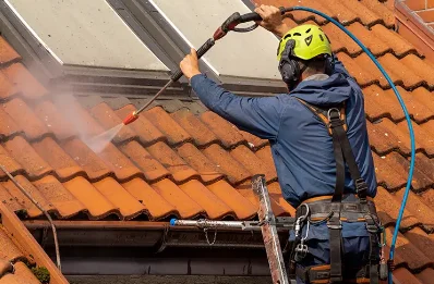 Démoussage et hydrofuge de toiture à Ortaffa